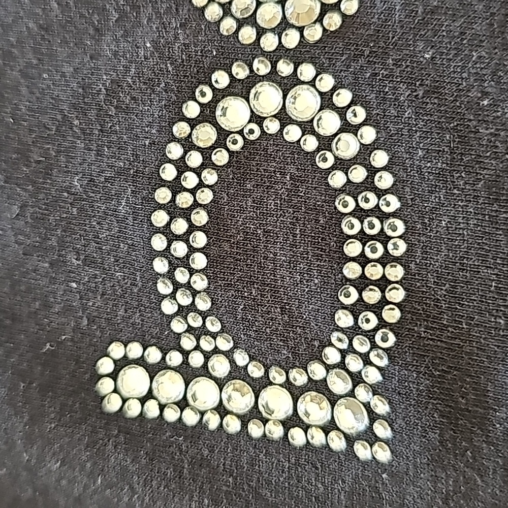BEBE Rhinestone tee shirt - Picture 6 of 9